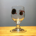 Glass beer Charles Quint red