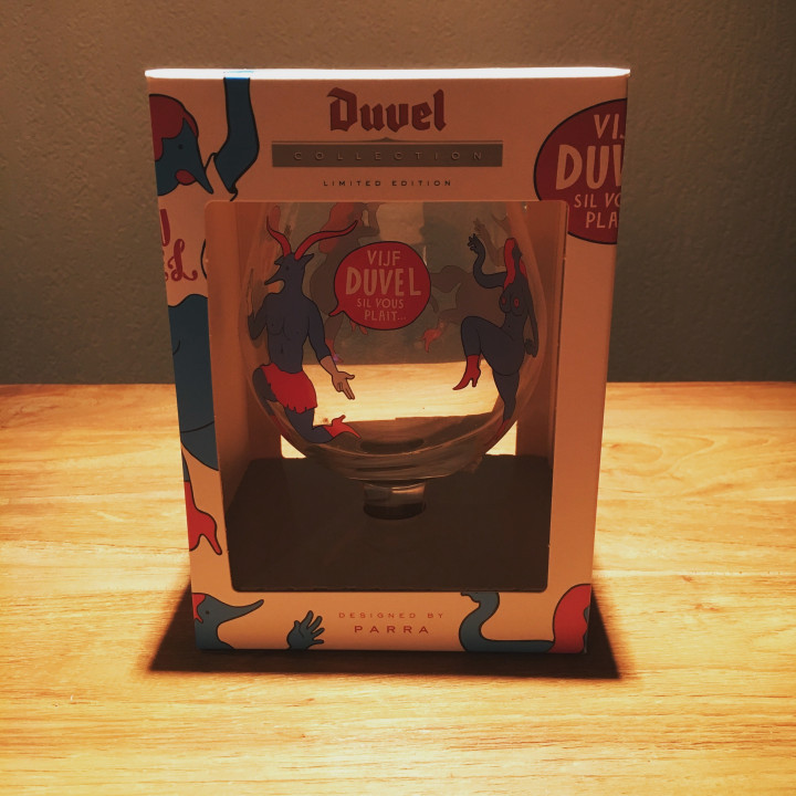 Verre bière Duvel collection 2 Parra