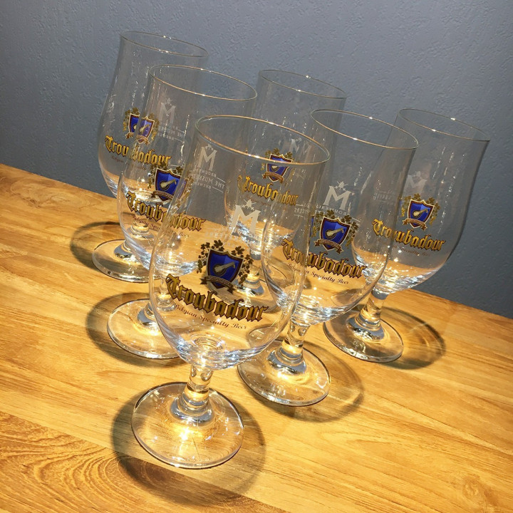 Verre bière Troubadour 25cl modèle 2