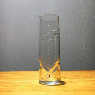 Verre Schweppes long drink embossé