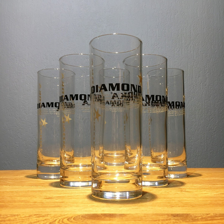 Verre Diamond Vodka long drink 32cl