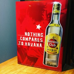 Plaque métal Havana Club