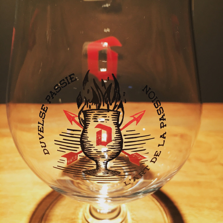 Verre bière Duvel 2016 l'art de la passion