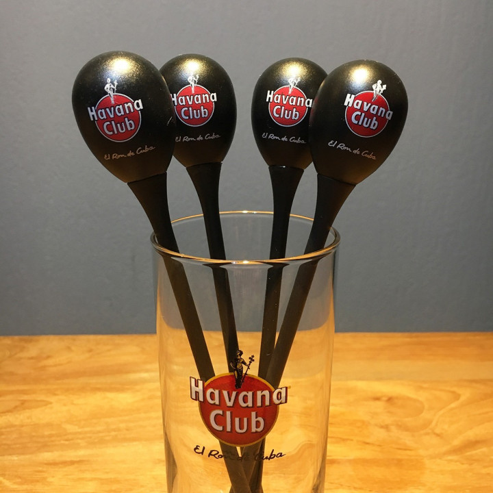 Swizzle stick Havana Club x6 model 3