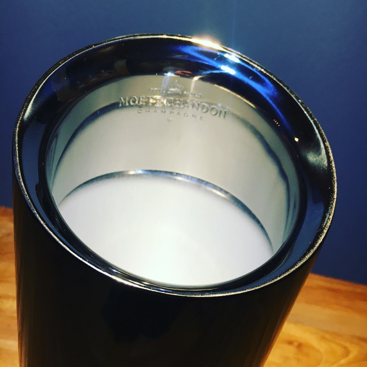 Bottle cooler Moët et Chandon in rvs