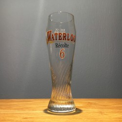 Glas bier Waterloo Recolte