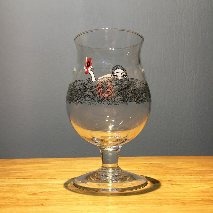 Verre bière Duvel collection 41 Ohio Winking Lizard Art 2020