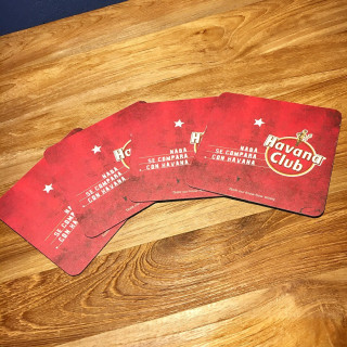 Set van 4 Havana Club collector viltjes