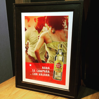 Wandbord Havana Club houten