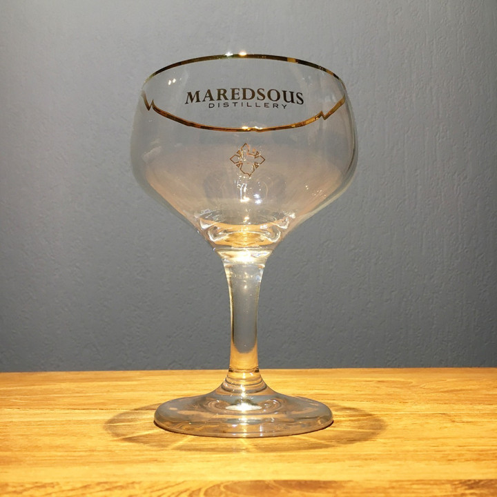 Glass Maredsous Distillery