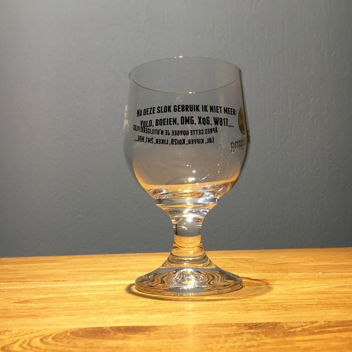 Verre bière Ommegang galopin modèle 4