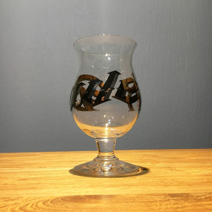 Verre bière Duvel collection 43 Tyrsa argent