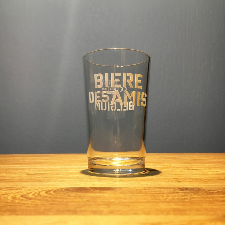 Verre Bière des Amis galopin