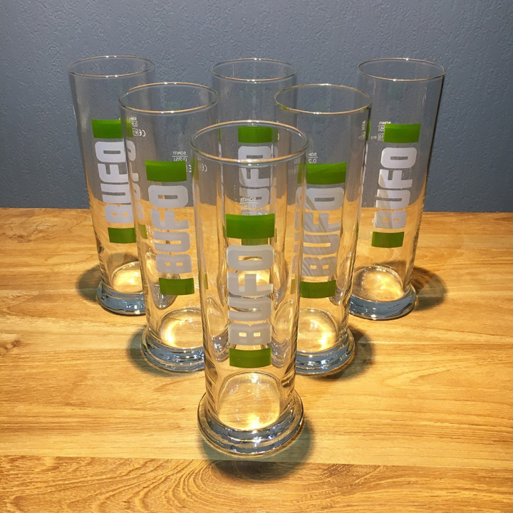 Glass beer Bufo