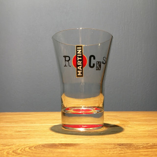 Glas Martini on the rocks rode basis