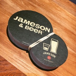 Coaster Jameson & beer x12
