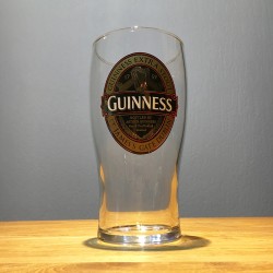 Glass beer Guinness red...