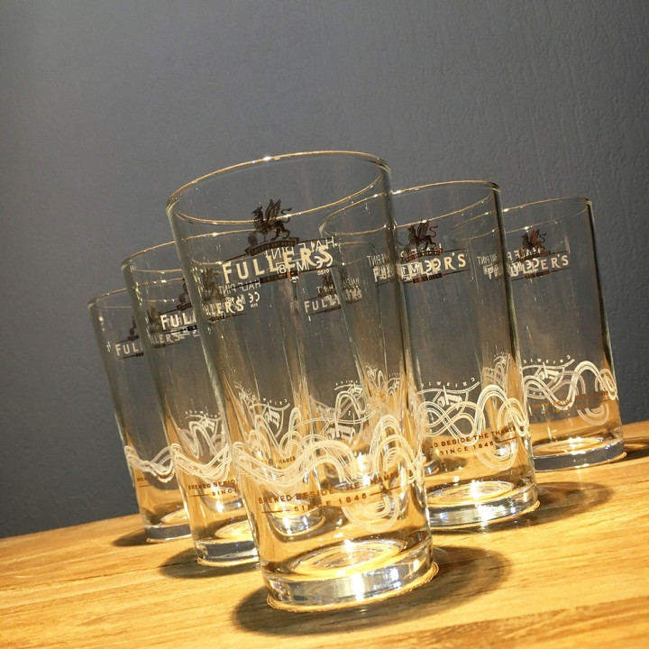 Verre bière Fuller 23cl (1/2 pint)