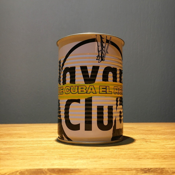 Verre Havana Club métal