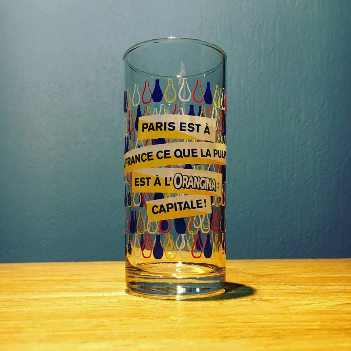 Glass Orangina model 2