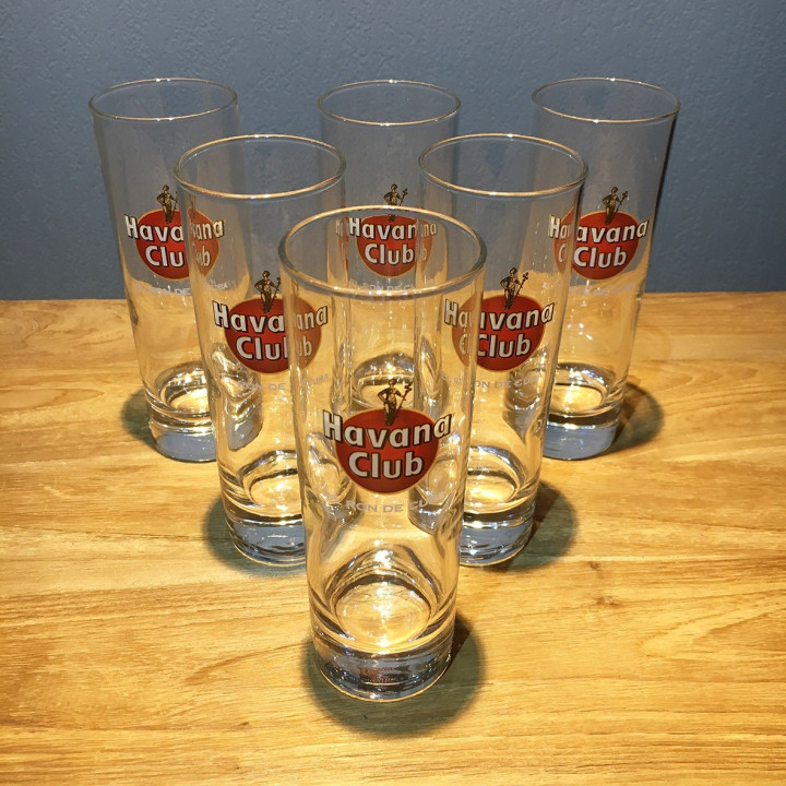 Glass Havana Club long drink 22cl