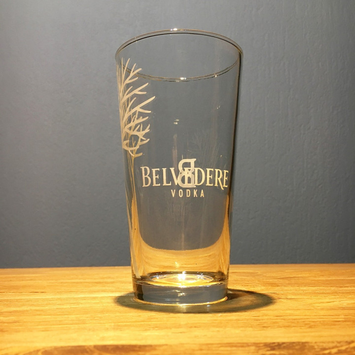 Glass Belvedere Vodka tumbler model 3