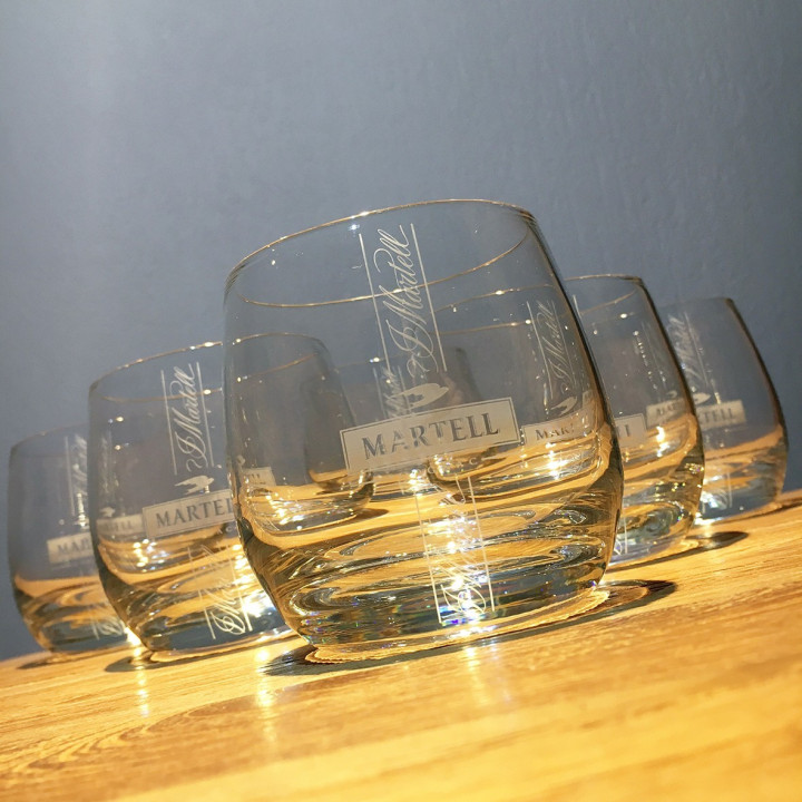 Martell Cognac round shape