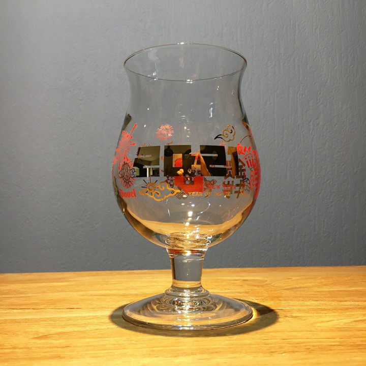 Verre bière Duvel collection 45 Année du boeuf