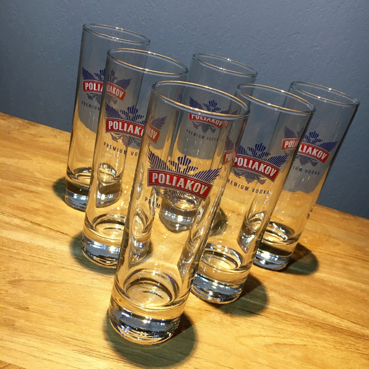 Glass Poliakov long drink 22cl