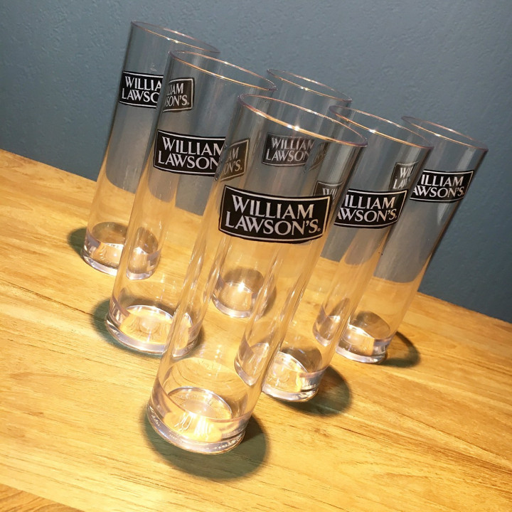 Glass William Lawson's long drink 22cl PVC