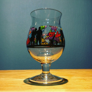 Glass beer Duvel collection 56 'I am fake'