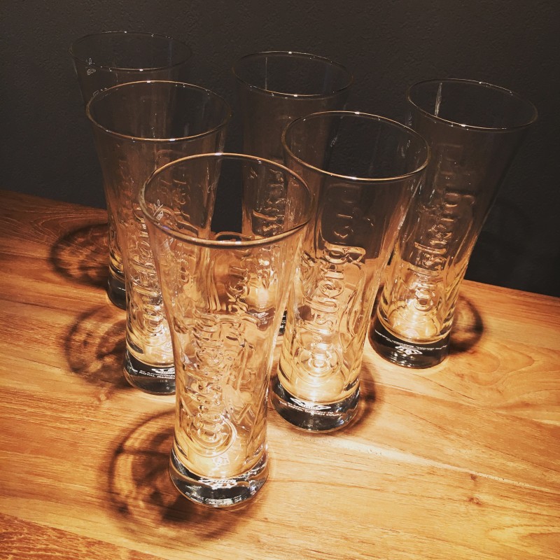 Glass beer Carlsberg