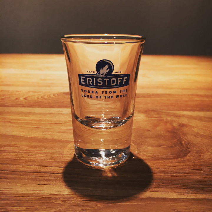 Glas Eristoff shooter model 2