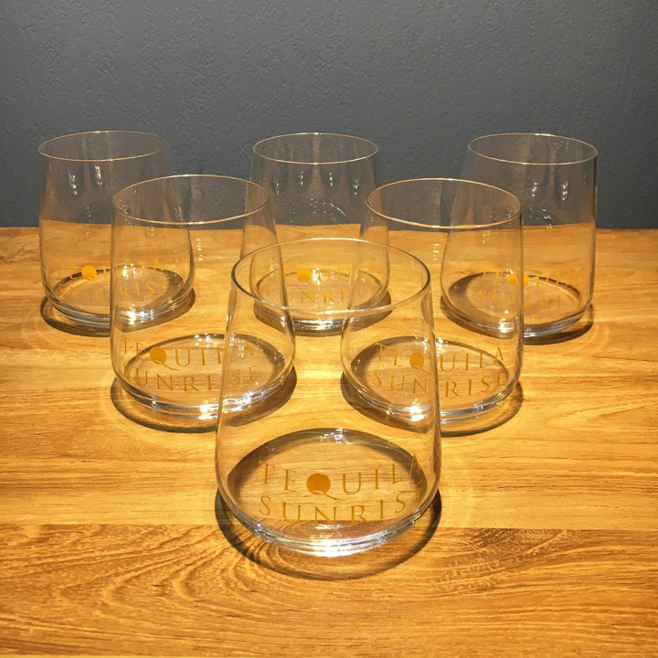Glas Tequila Sunrise