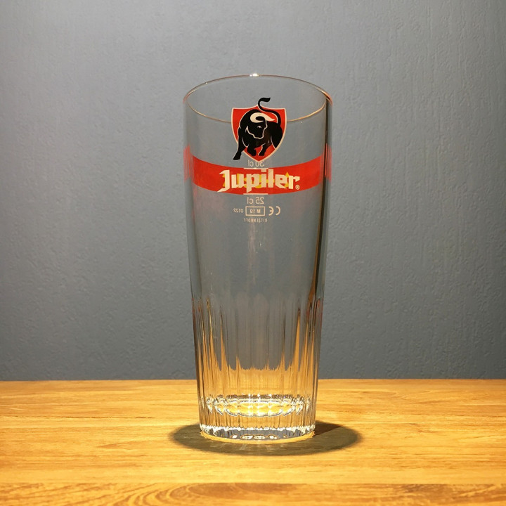 Verre bière Jupiler 25cl + 5cl