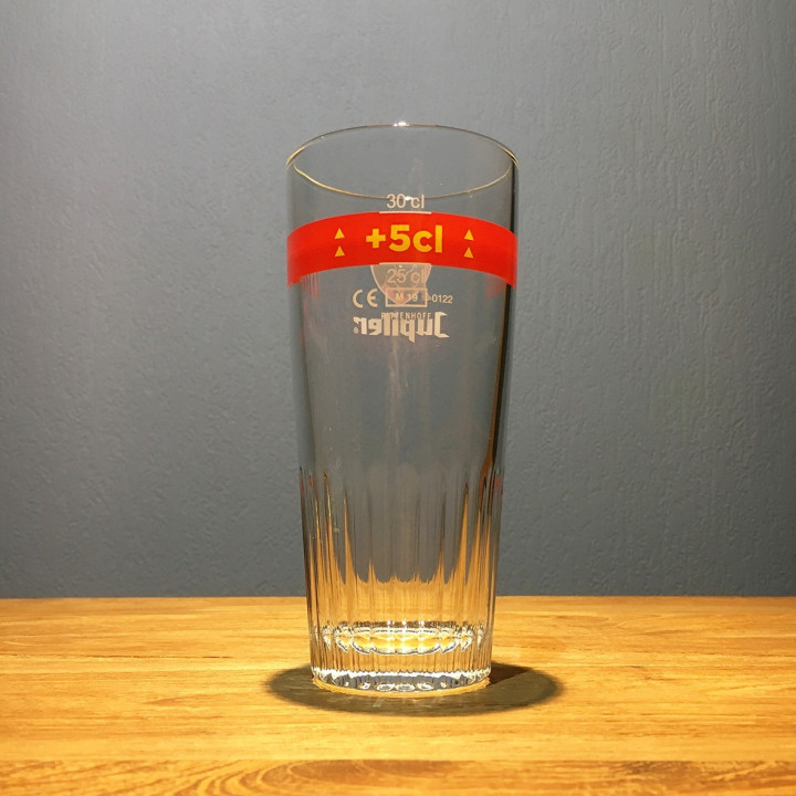 Verre bière Jupiler 25cl + 5cl