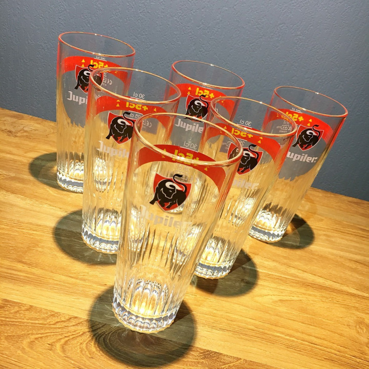 Verre bière Jupiler 25cl + 5cl