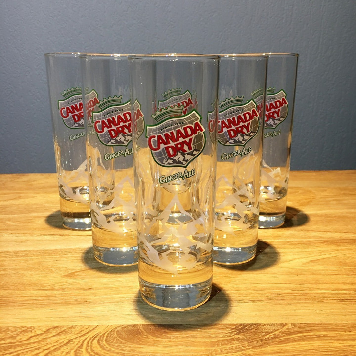 Glass Canada Dry