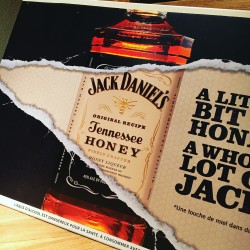 Plaque métallique Jack Daniel’s Honey