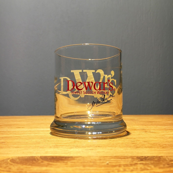 Glass Dewar's on the rocks model 2