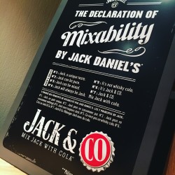 Plaque métallique Jack Daniel’s & Co