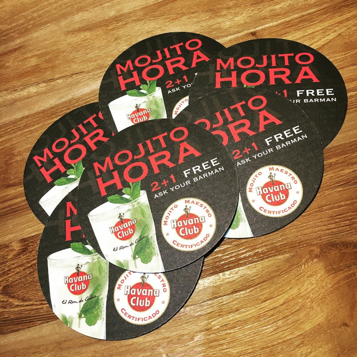 Sous-bock Havana Club x100