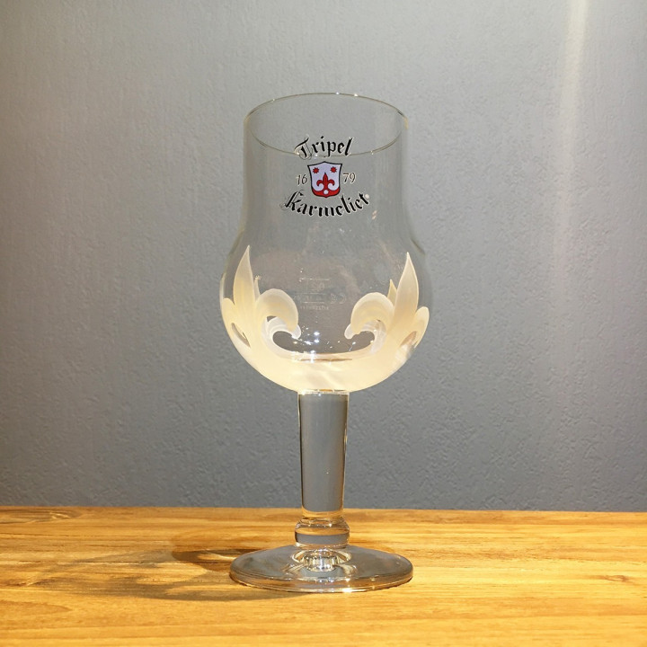 Verre bière Triple Karmeliet galopin modèle 2