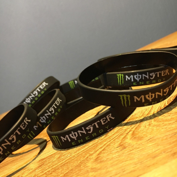 Armband silicone Monster x10