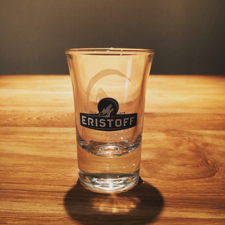 Verre Eristoff shooter modèle 3