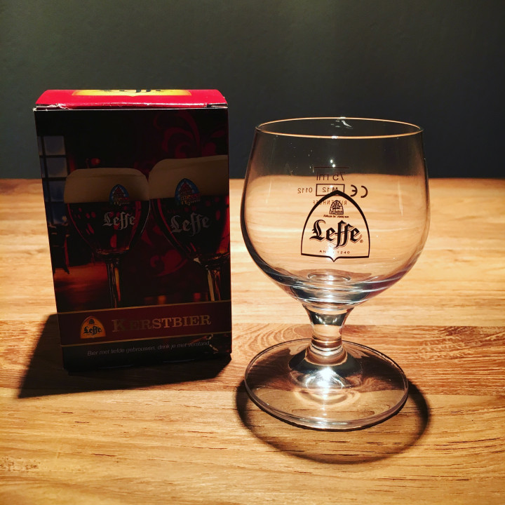 Tasting glass beer Leffe