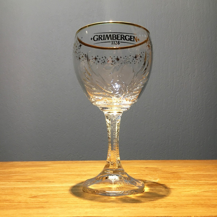 Glass beer Grimbergen phenix Christmas edition