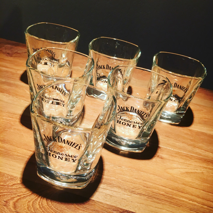 Verre Jack Daniel's Honey on the rocks