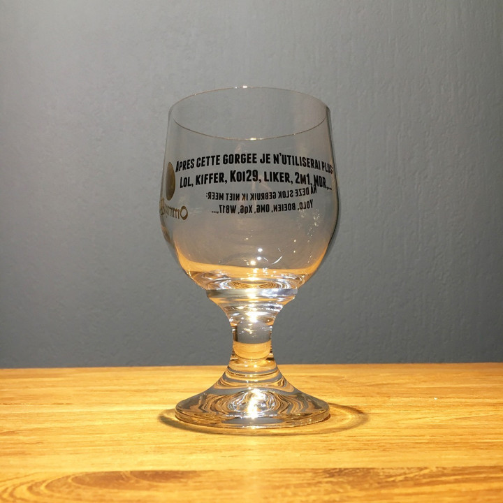 Verre bière Ommegang galopin modèle 4