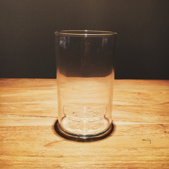 Glas Havana Club reliëf logo